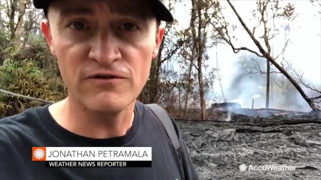 AccuWeather reporter Jonathan Petramala updates on the lava threat that continues in Hawaii as locals try to deal with uncertain times.