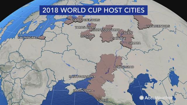 The 2018 World Cup is set to begin on June 14-July 15. The tournament will be hosted by Russia. What is the general climate of the nation's host cities and how will it impact the tournament for fans and players alike? Let's find out.