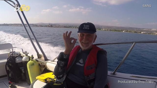A 94-year-old World War II veteran has been scuba diving since 1960 - and his hobby is putting him in the record books.