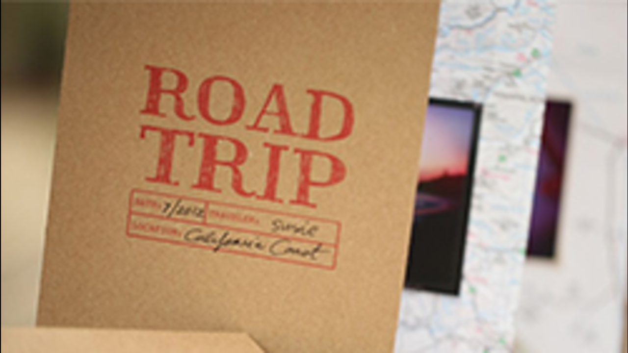 Taking a road trip this summer? Transform your travel map into a clever accordion book to fill with snapshots, ticket stubs and hand written memories - a sweet and simple souvenir!